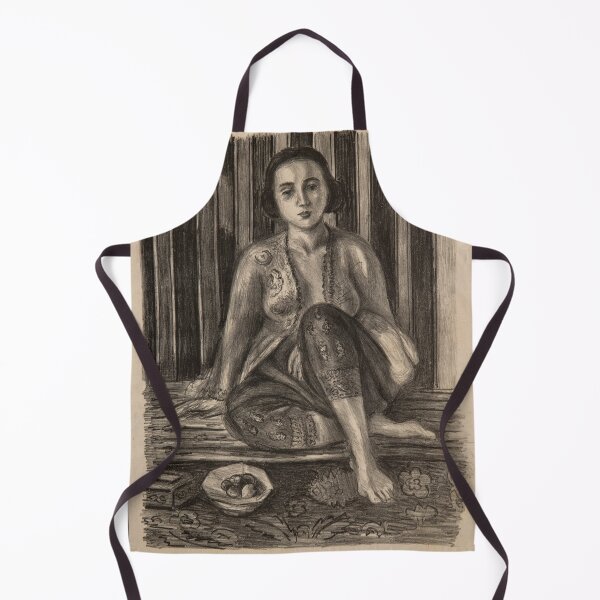 Item preview, Odalisque With a Bowl of Fruit by Henri Matisse: Modernist Figure Poster designed and sold by artofuniverse.