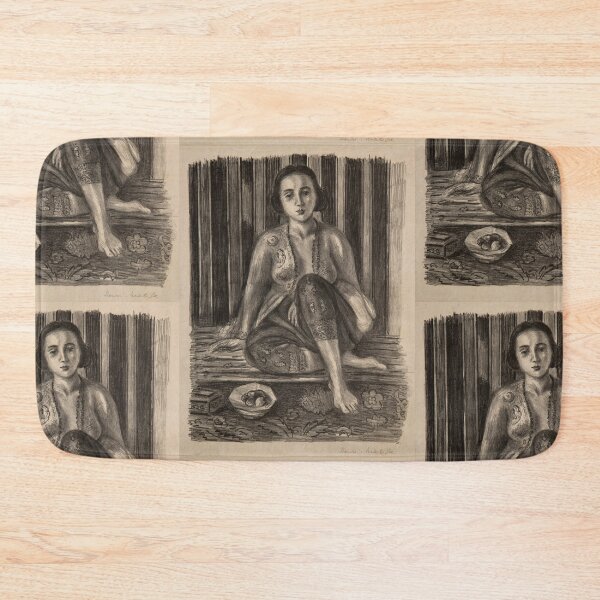 Item preview, Odalisque With a Bowl of Fruit by Henri Matisse: Modernist Figure Poster designed and sold by artofuniverse.