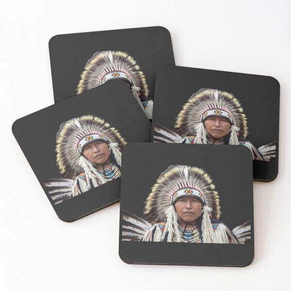 Item preview, Native American Chief Portrait – Spirit of the Warrior designed and sold by ArthurShu.