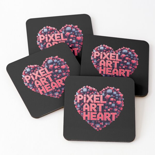 Item preview, Pixel Art Heart – Retro Gamer Love Design designed and sold by TimelessCW.