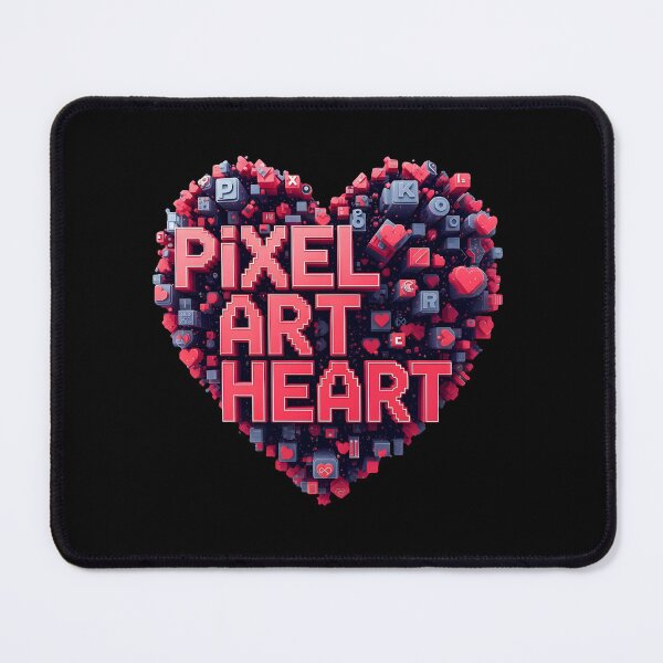 Item preview, Pixel Art Heart – Retro Gamer Love Design designed and sold by TimelessCW.
