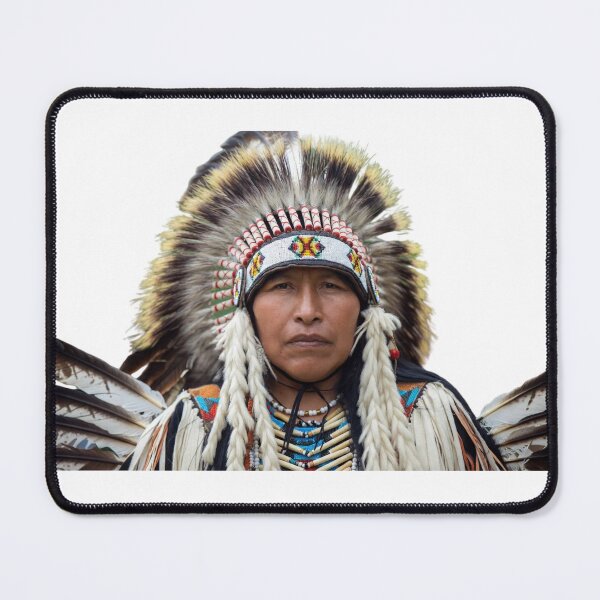 Item preview, Native American Chief Portrait – Spirit of the Warrior designed and sold by ArthurShu.