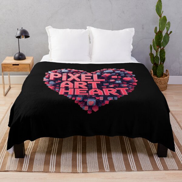 Item preview, Pixel Art Heart – Retro Gamer Love Design designed and sold by TimelessCW.