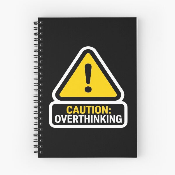Item preview, Caution Overthinking designed and sold by Visual Dept..