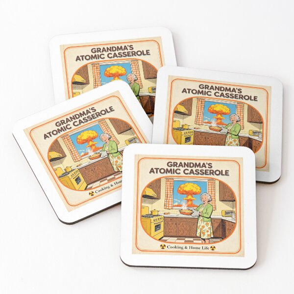Item preview, Retro Atomic Grandma Kitchen Art - Dark Humor Vintage designed and sold by PictorialWhimsy.