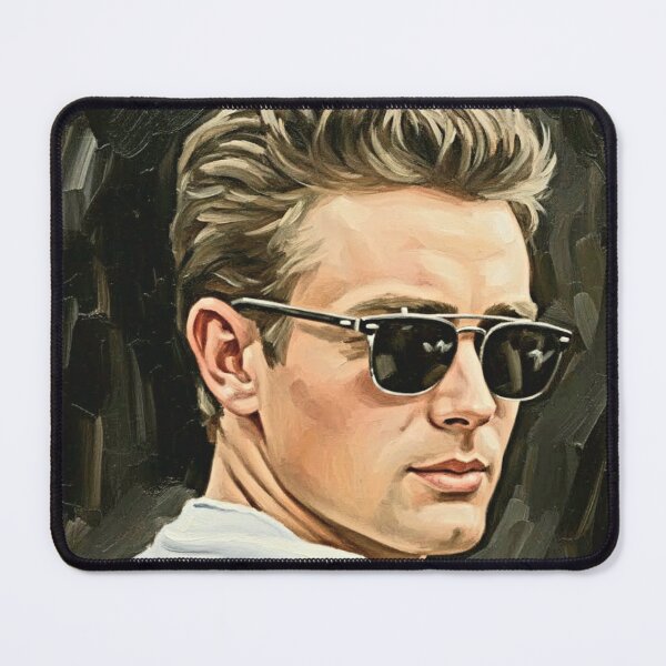 Item preview, Iconic Chill: James Dean Retro Sunglasses Portrait designed and sold by Art's Diner.