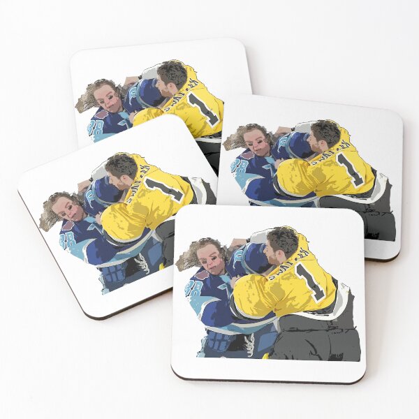 Item preview, Jeremy Swayman and Andrei Vasilevskiy Goalie Fight designed and sold by raffrasta.