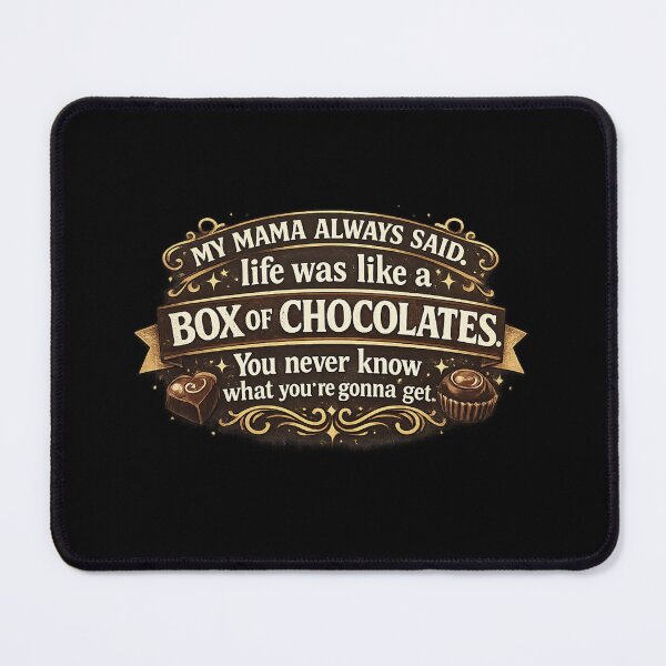 Item preview, Forrest Gump Chocolate Quote designed and sold by Szapeee.