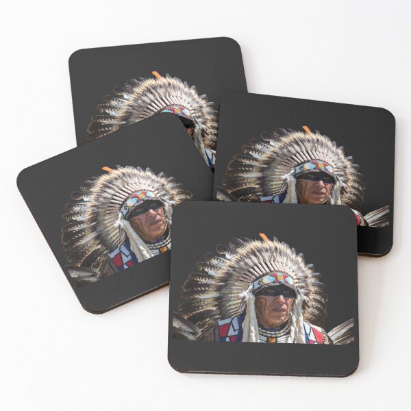Item preview, Native American Chief Portrait – Spirit of the Warrior designed and sold by ArthurShu.