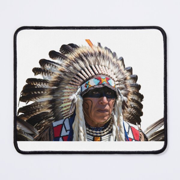 Item preview, Native American Chief Portrait – Spirit of the Warrior designed and sold by ArthurShu.