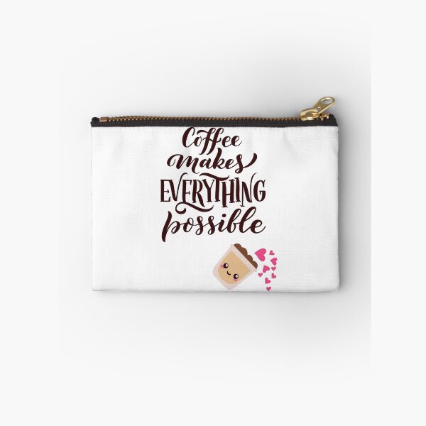 Item preview, Coffee Makes Everything Possible Motivational Quote designed and sold by jyotsanafinds.