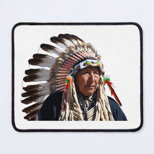 Item preview, Native American Chief Portrait – Spirit of the Warrior designed and sold by ArthurShu.