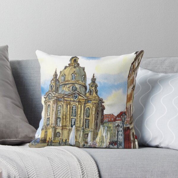 Item preview, Dresden view. Watercolor painting. Germany designed and sold by Colibri77.