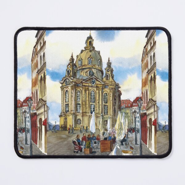 Item preview, Dresden view. Watercolor painting. Germany designed and sold by Colibri77.
