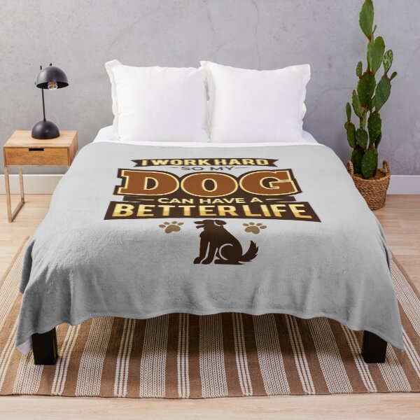 Item preview, I Work Hard So My Dog Can Have a Better Life Funny Dog Lover Gift designed and sold by kukudesigns.