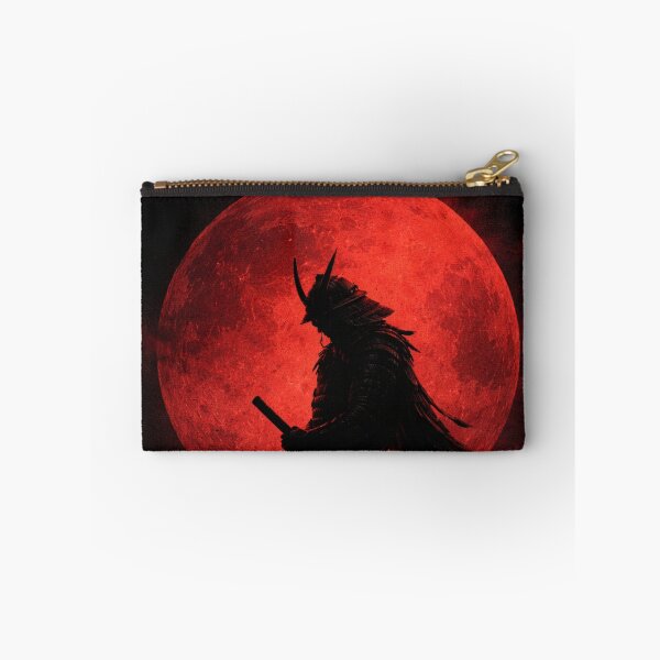 Item preview, Blood Moon Samurai – Dark Japanese Shadow Wall Art designed and sold by ShenGha-design.