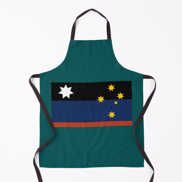 Item preview, Alternative Australia Flag ochre blue navy and gold designed and sold by Kangaroo Sun.