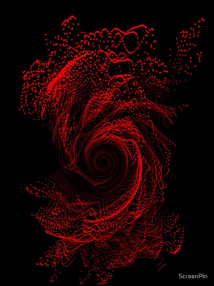 Thumbnail 5 of 5, iPhone Case, Red Vortex designed and sold by ScreenPin.