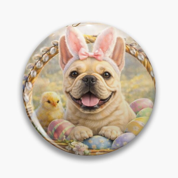 Item preview, Cute French Bulldog Easter Bunny designed and sold by GivingJoy.
