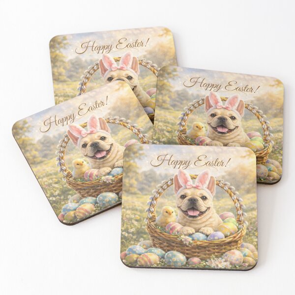 Item preview, Cute French Bulldog Easter Bunny designed and sold by GivingJoy.