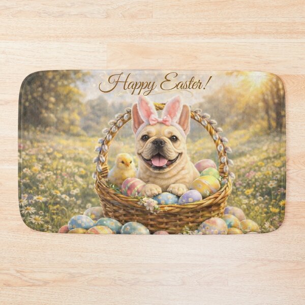 Item preview, Cute French Bulldog Easter Bunny designed and sold by GivingJoy.