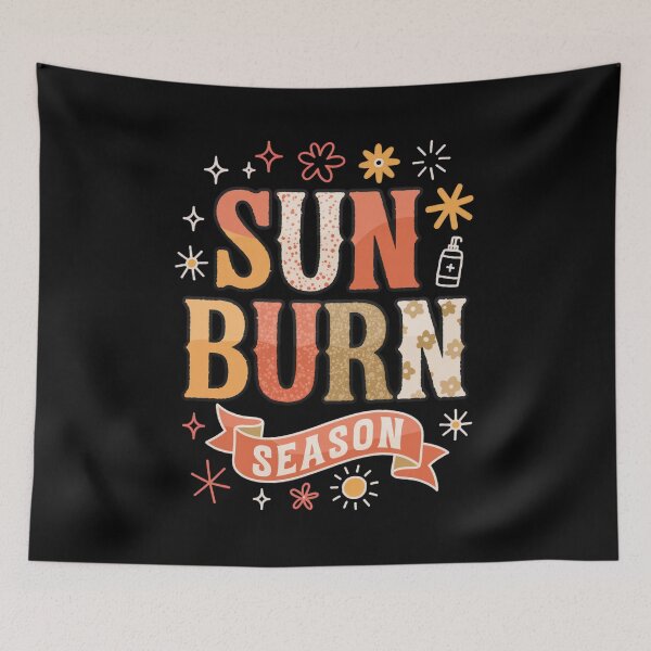 Item preview, Sun burn season - fall vibes - autumn aesthetic - cozy season - sweater weather - spooky season - harvest season - fall leaves - pumpkin spice - thanksgiving vibes - rustic aesthetic – cottagecore designed and sold by JansenGS.