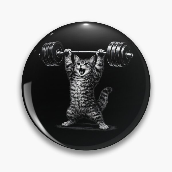 Item preview, Gym Cat Deadlift designed and sold by JODYSMORGAN.