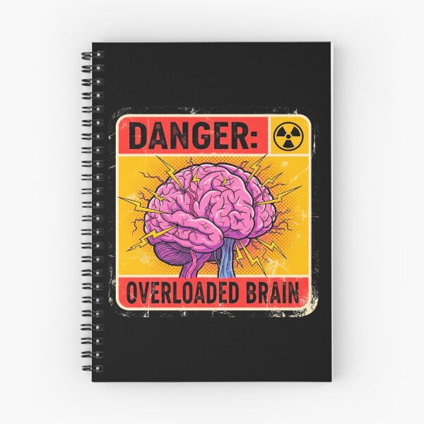 Item preview, Danger Overloaded Brain  designed and sold by Visual Dept..