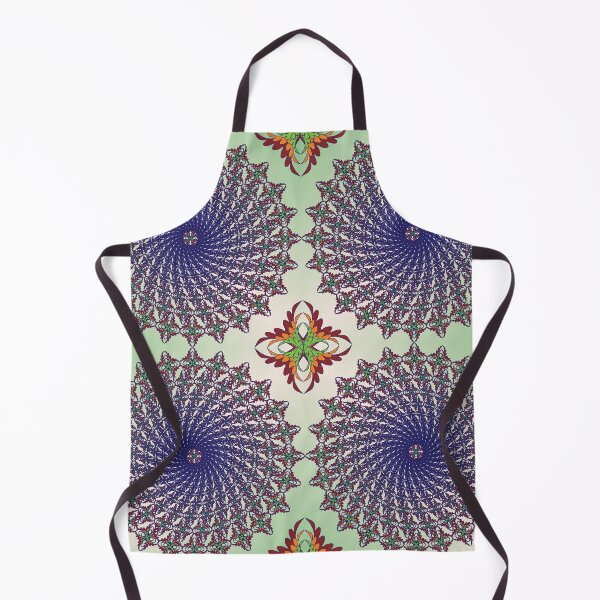 Artikelvorschau, Spirituelle Mandala-Farben in zartem Minz- und Cremeton entworfen und verkauft von OIL Pattern Design .