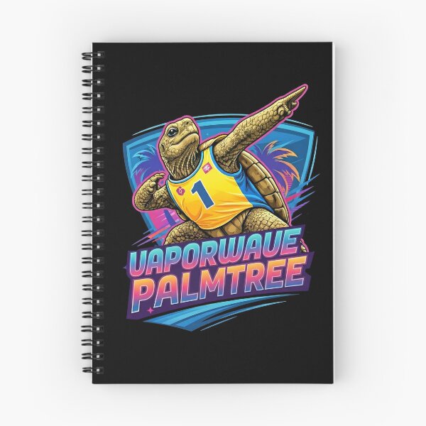 Item preview, Vaporwave Palm Tree Turtle – Retro Sports Aesthetic designed and sold by TimelessCW.
