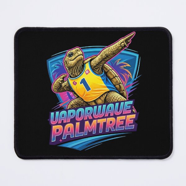 Item preview, Vaporwave Palm Tree Turtle – Retro Sports Aesthetic designed and sold by TimelessCW.