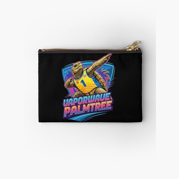 Item preview, Vaporwave Palm Tree Turtle – Retro Sports Aesthetic designed and sold by TimelessCW.