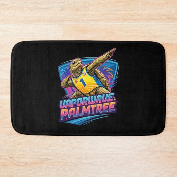 Item preview, Vaporwave Palm Tree Turtle – Retro Sports Aesthetic designed and sold by TimelessCW.