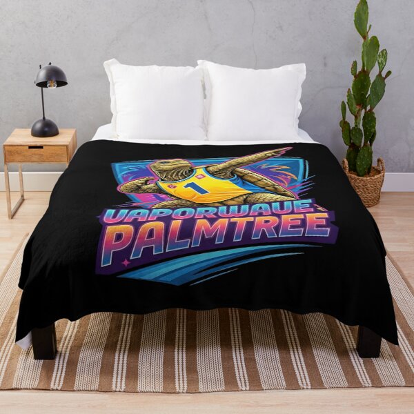 Item preview, Vaporwave Palm Tree Turtle – Retro Sports Aesthetic designed and sold by TimelessCW.