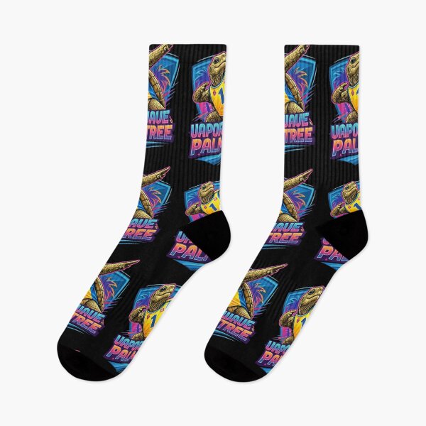 Item preview, Vaporwave Palm Tree Turtle – Retro Sports Aesthetic designed and sold by TimelessCW.