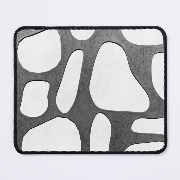 Item preview, Abstract Black And White Organic Pattern With Interconnected Holes For Modern Design designed and sold by Nmallia.