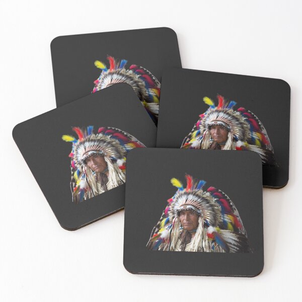Item preview, Native American Chief Portrait – Spirit of the Warrior designed and sold by ArthurShu.