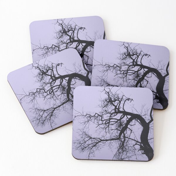 Item preview, Purple Sky Tree Silhouette Dramatic Nature Photography Art designed and sold by NatureHome11.