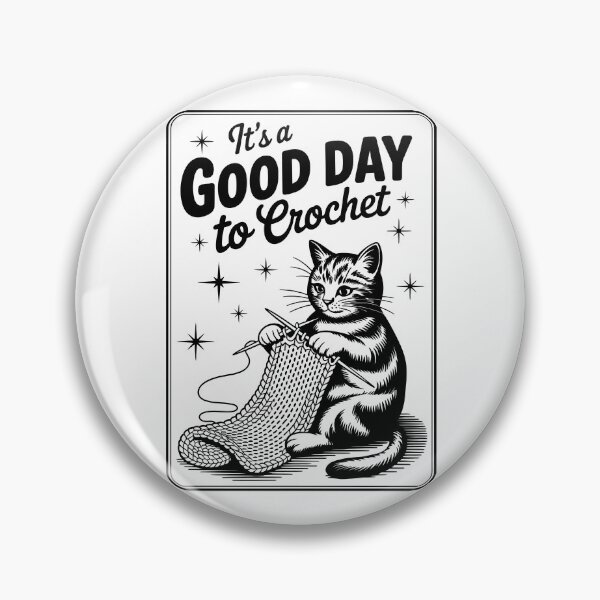 Item preview, it is a good day to crochet designed and sold by jkrphoto.