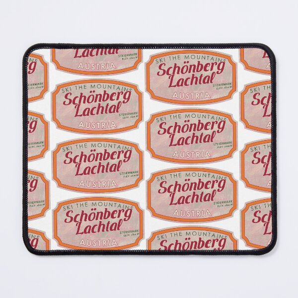 Item preview, Schönberg-Lachtal, Austria, Steiermark, Ski, textured skiing badge designed and sold by Wanderful-roads.