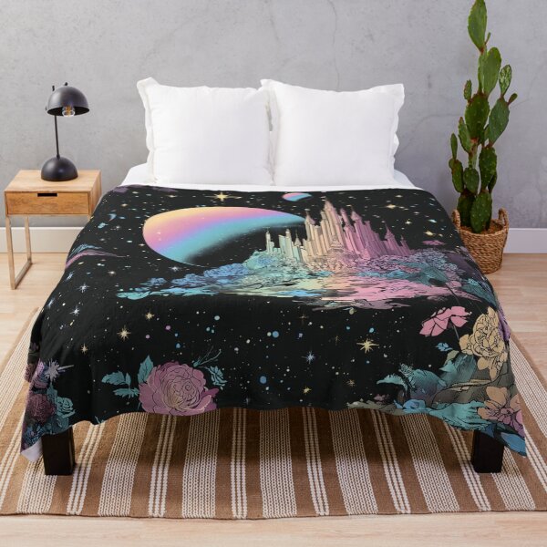 Item preview, celestial floral designed and sold by Moody Moon.