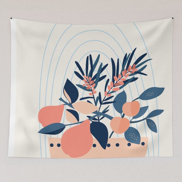 Item preview, Abstract arrangement of fruit and foliage designed and sold by paulrommer.