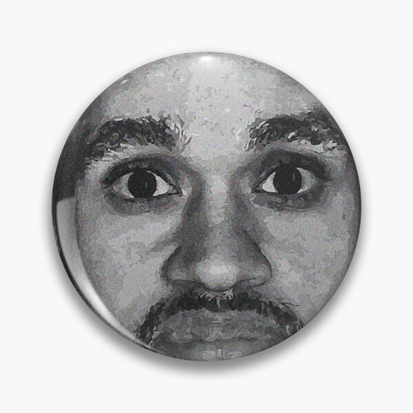 Item preview,  Bald Derrick White Funny Vintage Face designed and sold by Elafoo.