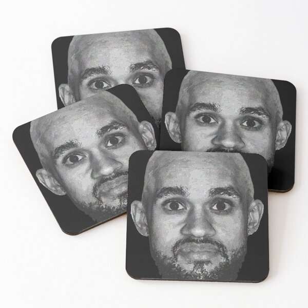 Item preview,  Bald Derrick White Funny Vintage Face designed and sold by Elafoo.