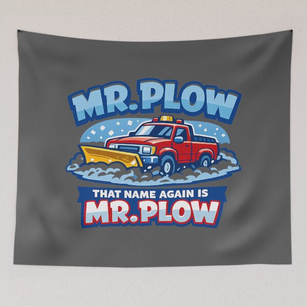 Item preview, Mr Plow Retro Snow Removal Service designed and sold by agearb.