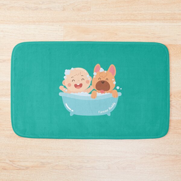 Item preview, Forever Buddies Baby and Puppy Bath Time Cute Kawaii designed and sold by sararoom.