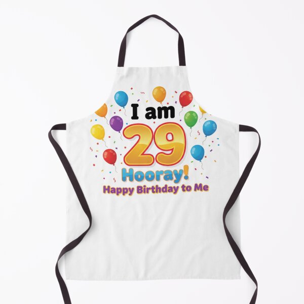 Item preview, I am 29 Hooray! Happy Birthday to Me. Tag My Shirt designed and sold by Tag My Shirt - Clothing Made to Be Written On..
