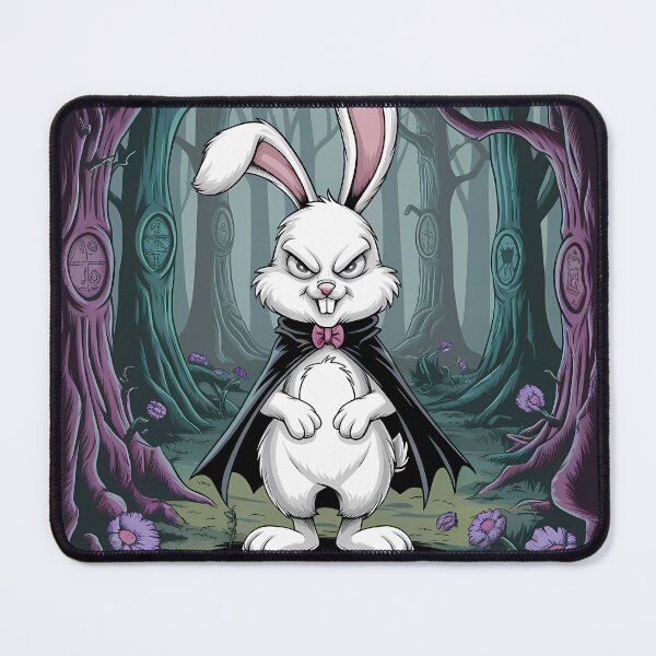 Item preview, A Menacing Bunny in a Cape - Evil Easter bunny designed and sold by Art-Arcade6.
