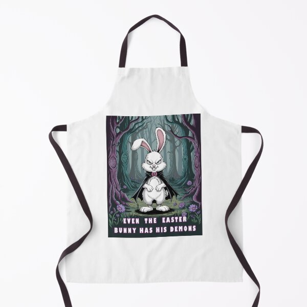 Item preview, A Menacing Bunny in a Cape - Evil Easter bunny designed and sold by Art-Arcade6.