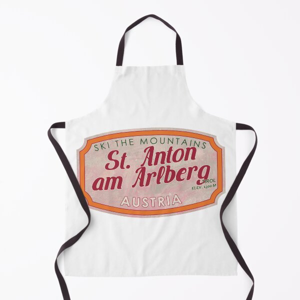 Item preview, St. Anton am Arlberg, Austria, Tirol, Ski, textured skiing badge designed and sold by Wanderful-roads.